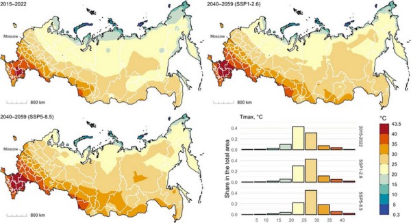 Стало известно, какая жара будет нормальной для России к 2040 году