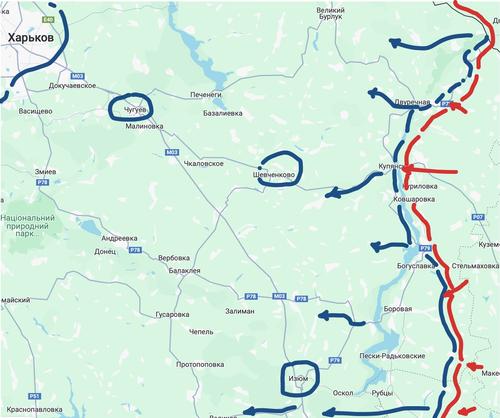 Принудительная эвакуация в Харьковщине, ожидая наступление ВС РФ 