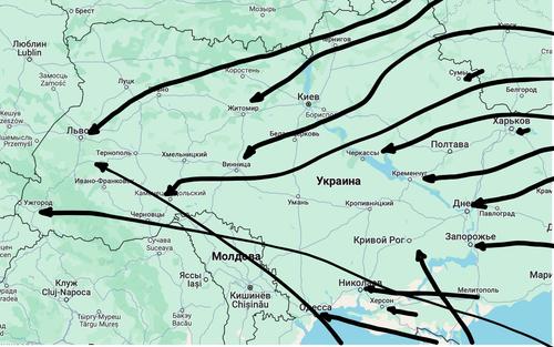 В Киеве истерят по поводу обстрела российскими ракетами Украинской территории